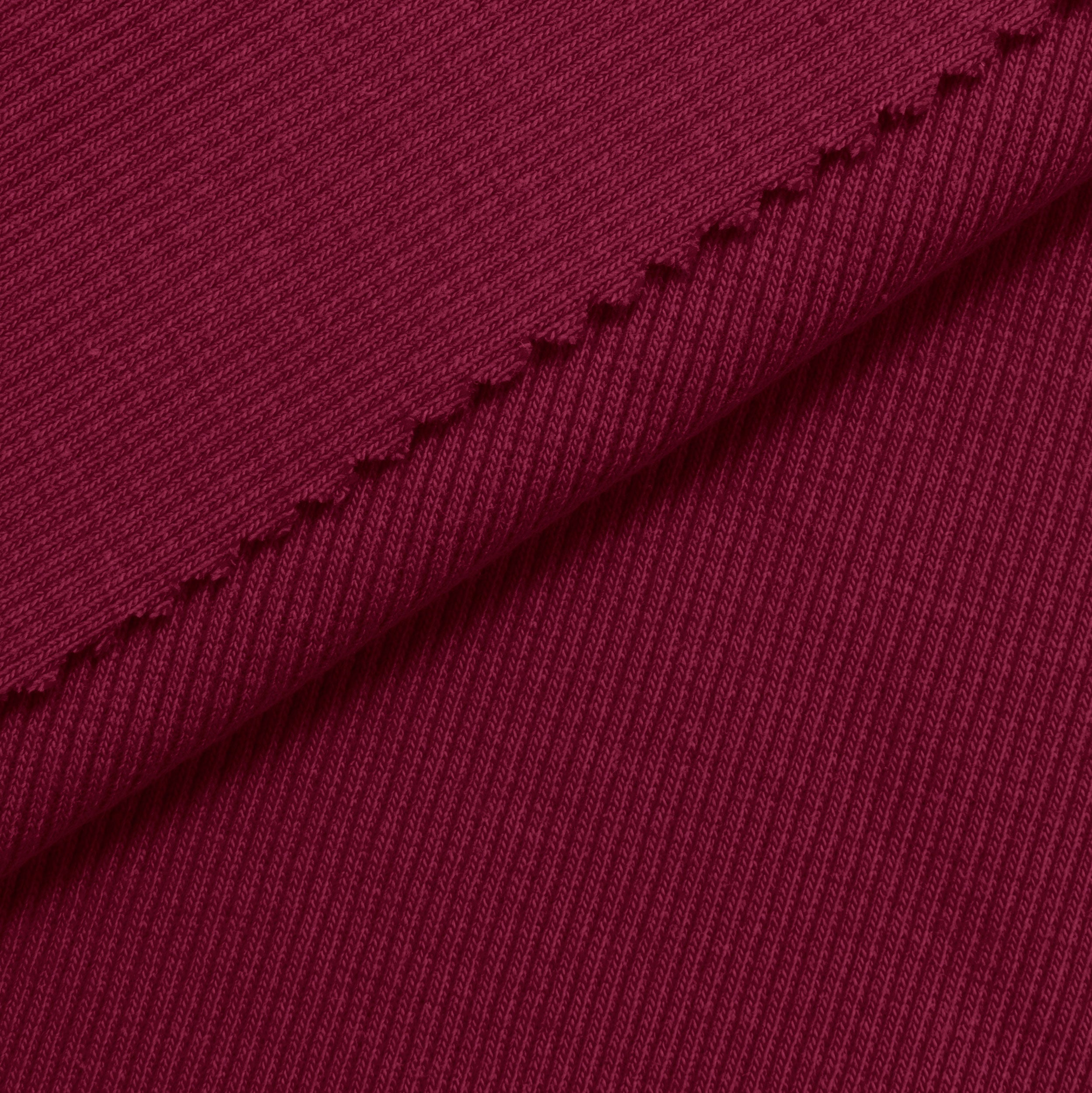 Ściągacz prążkowany 2x1 280 g/m2 - bordowy