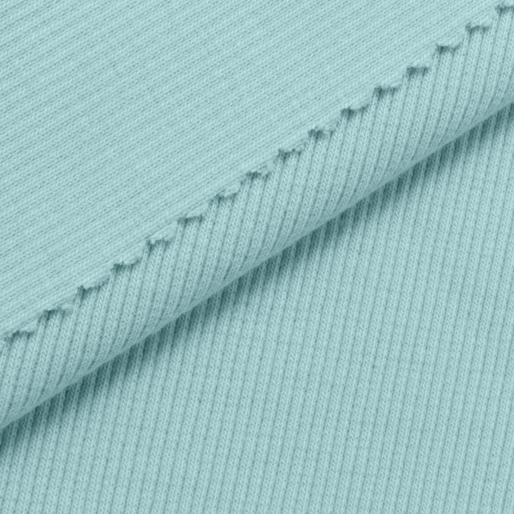 Ściągacz prążkowany 2x1 280 g/m2 - lagunowy turkus