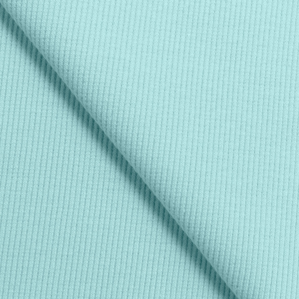 Ściągacz prążkowany 2x1 280 g/m² - lazurowy