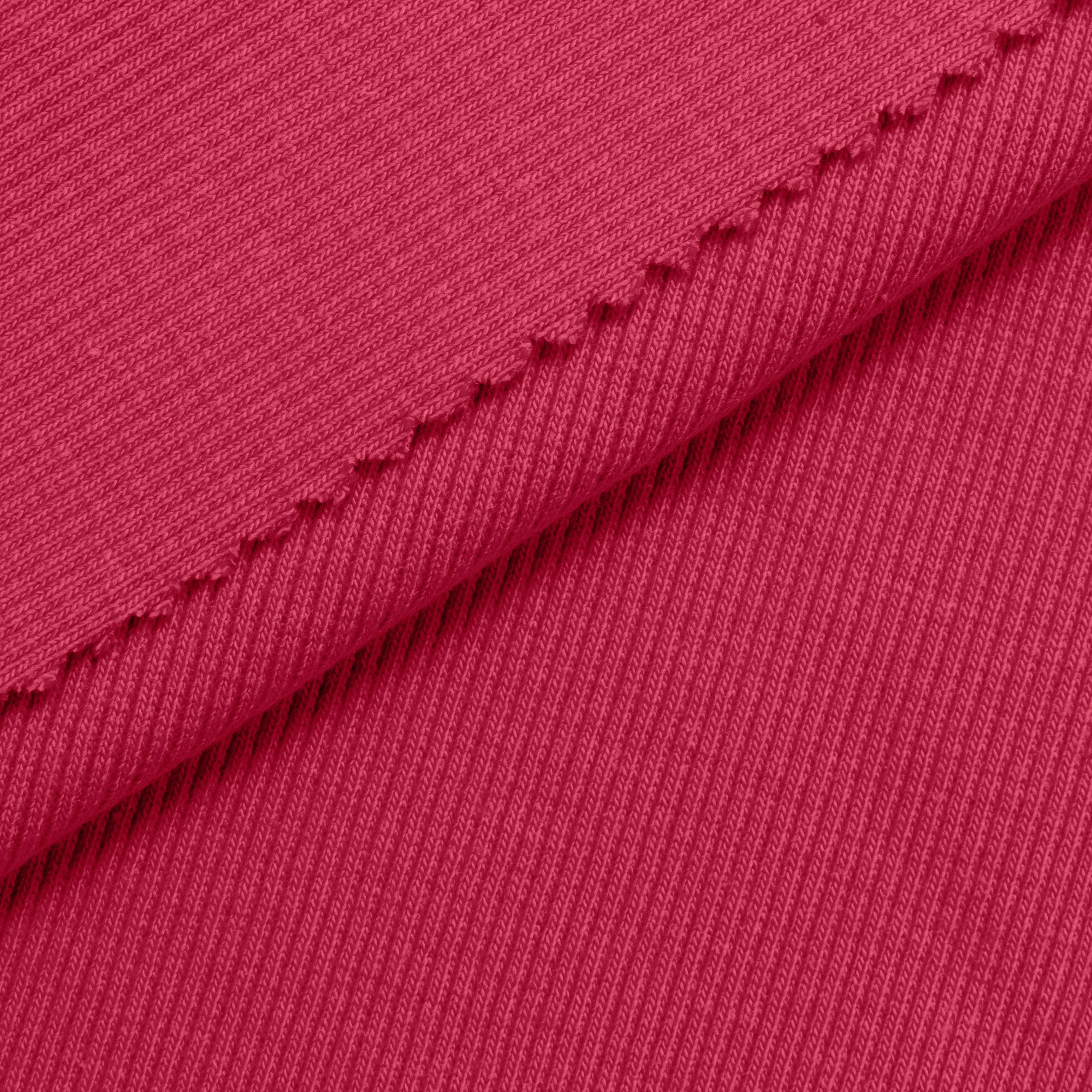 Ściągacz prążkowany 2x1 280 g/m2 - malinowy
