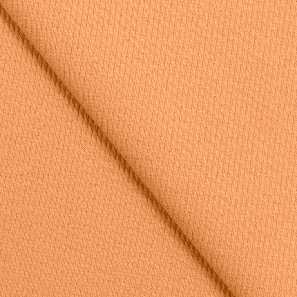 Ściągacz prążkowany 2x1 280 g/m² - melonowy