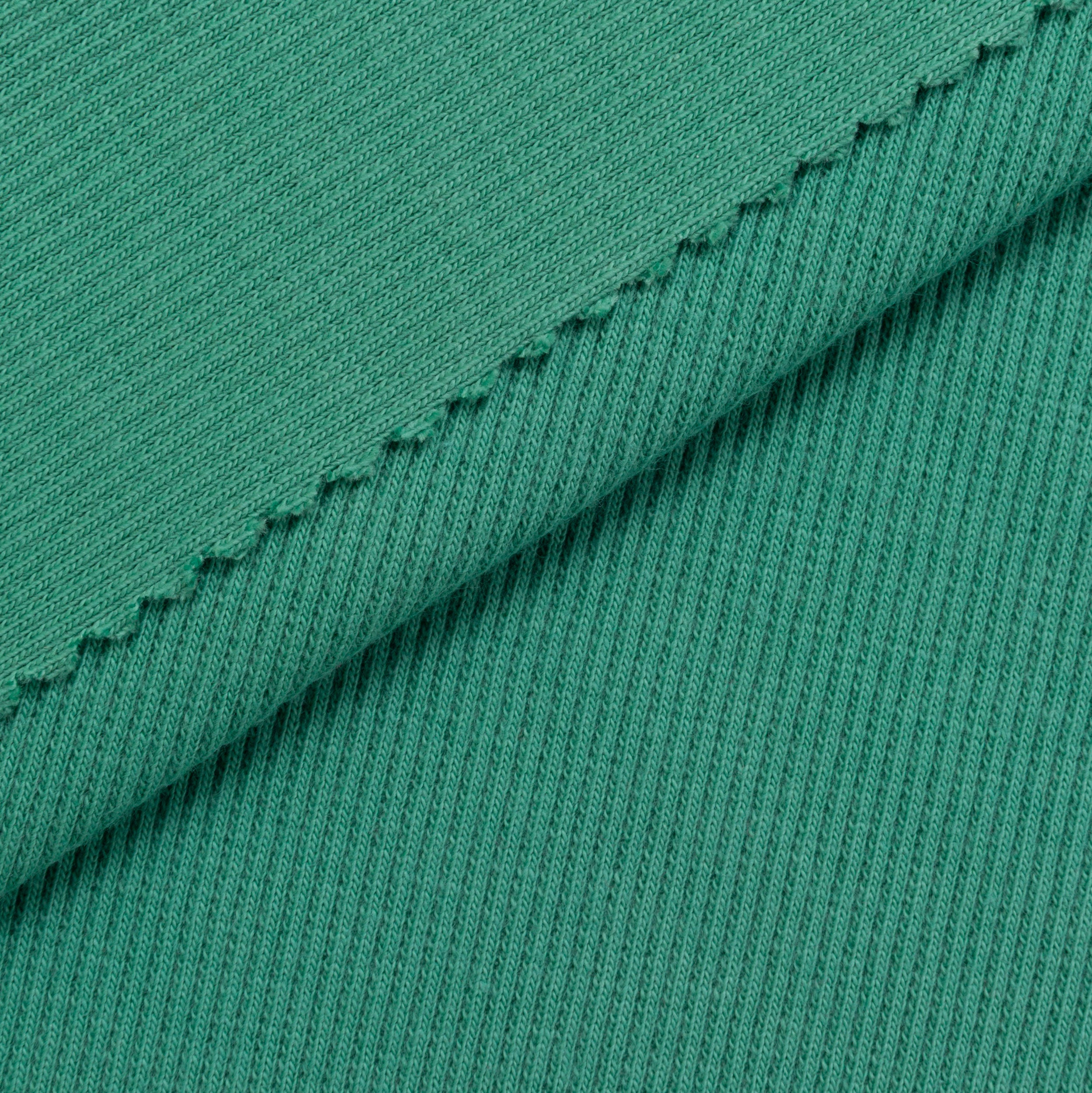 Ściągacz prążkowany 2x1 280 g/m2 - zielony