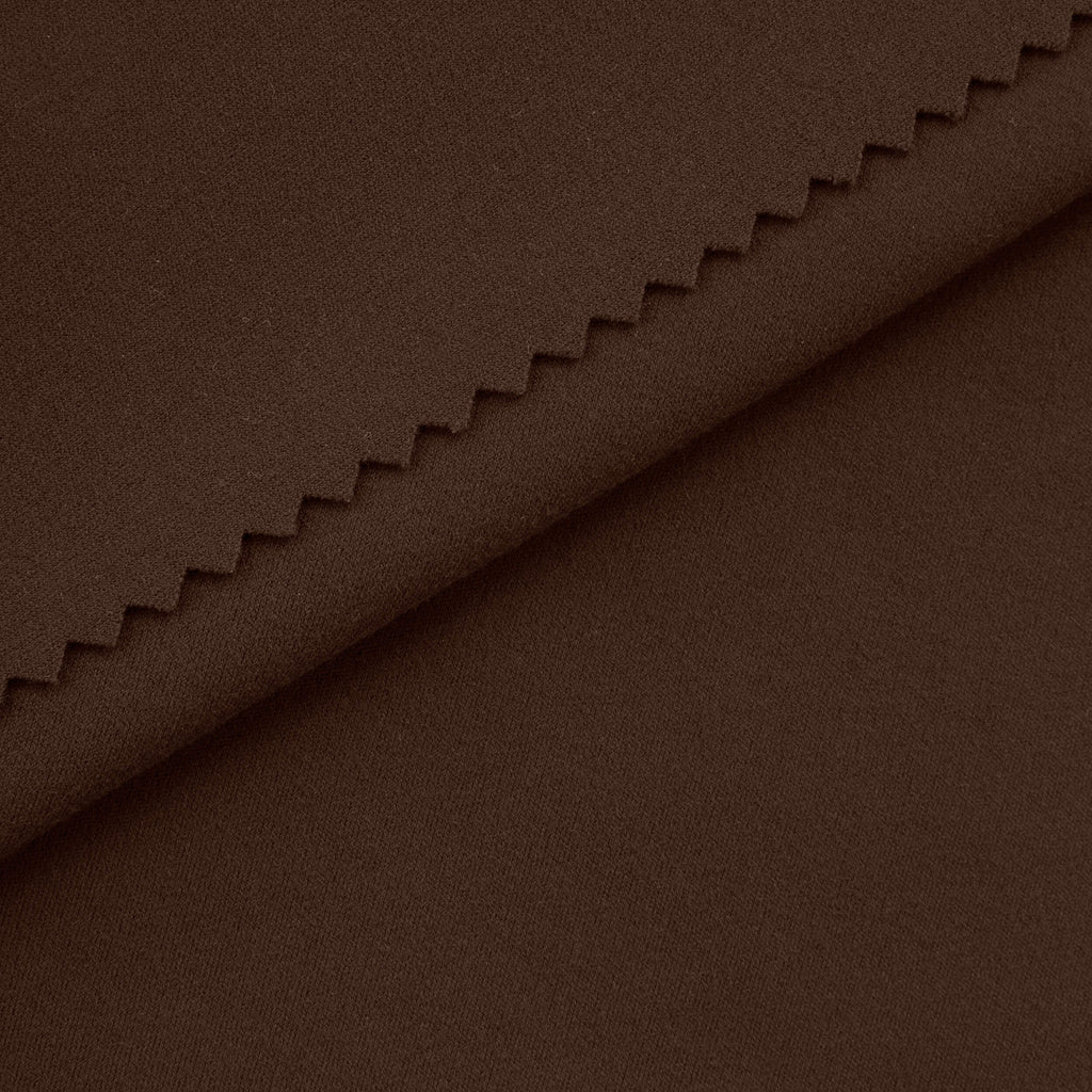 Dzianina interlock 210 g/m² - ciemny czekoladowy brąz