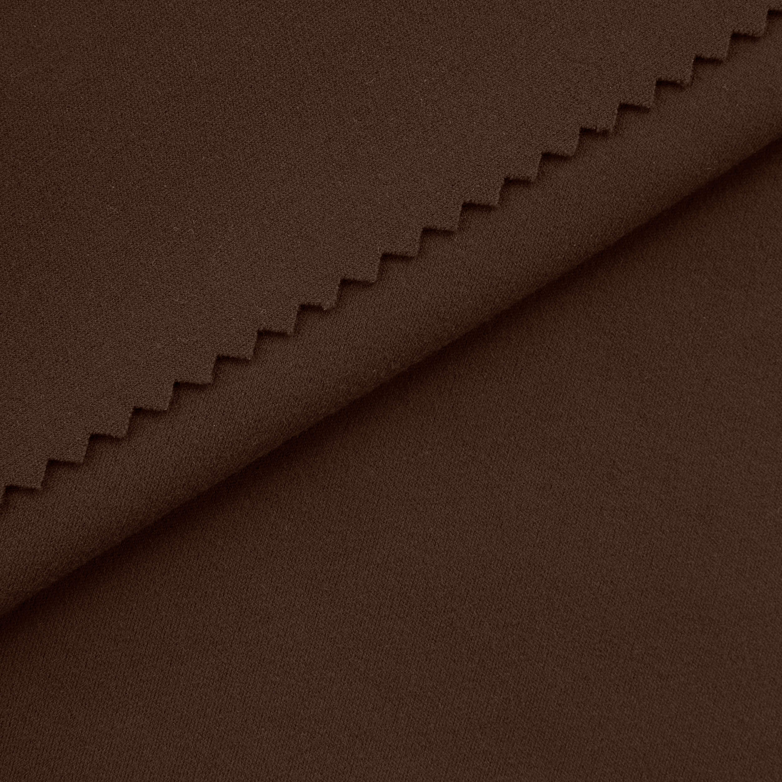 Dzianina interlock 210 g/m² - ciemny czekoladowy brąz