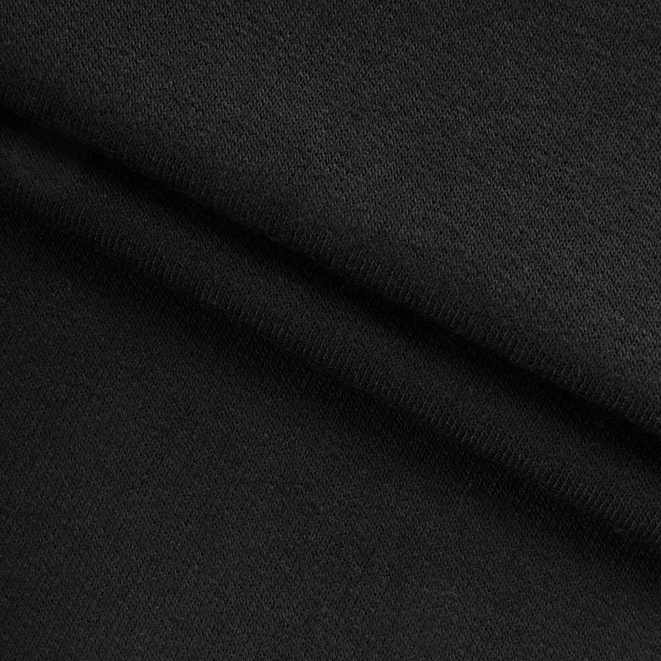 DRESÓWKA PĘTELKOWA BAWEŁNIANA Z ELASTANEM - CZARNY - 230 G/M2 Drugie zdjęcie produktu