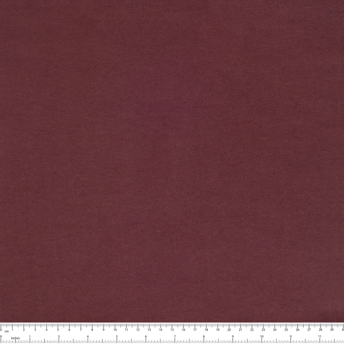 DRESÓWKA PĘTELKOWA BAWEŁNIANO-POLIESTROWA - BORDOWY - 320 G/M2