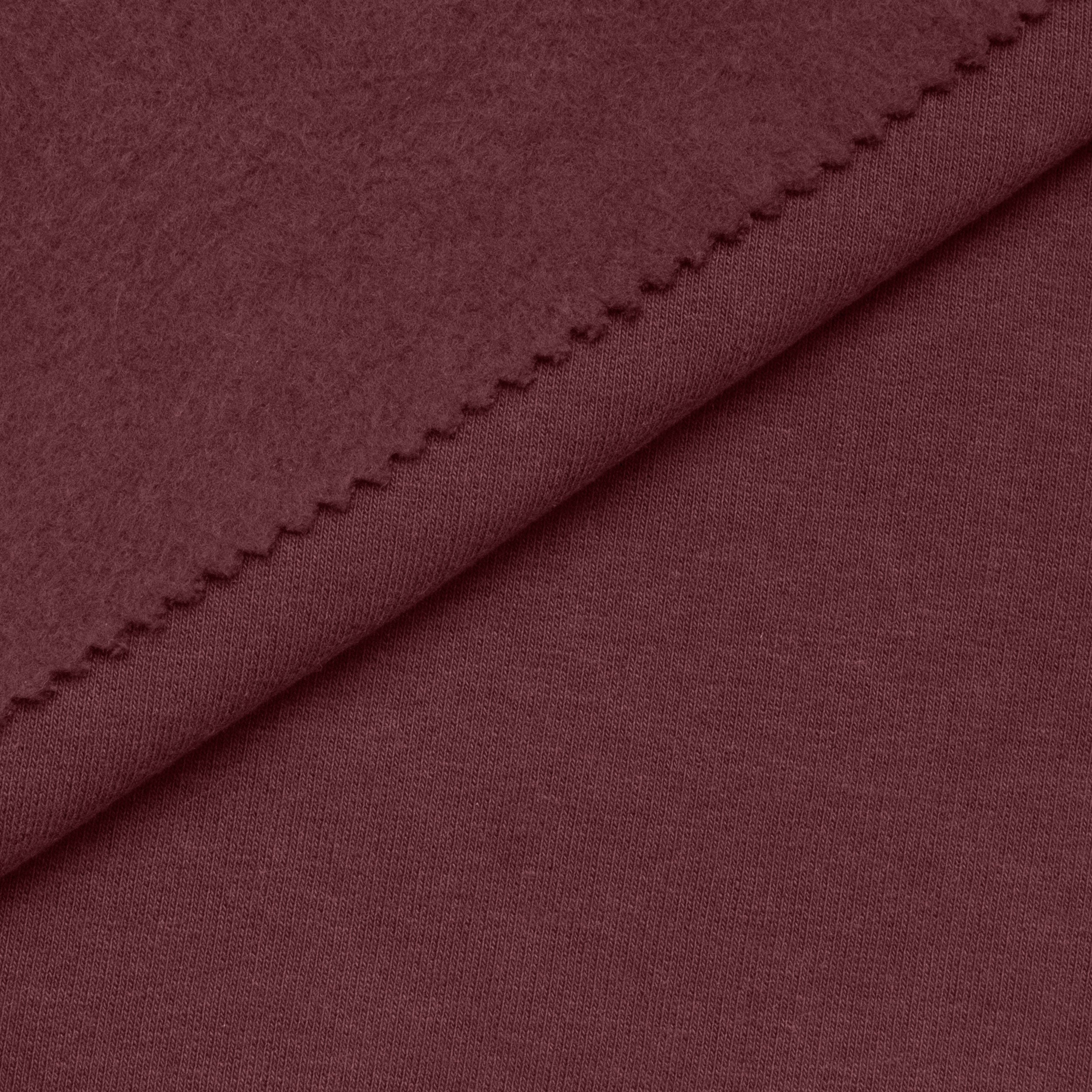 DRESÓWKA PĘTELKOWA BAWEŁNIANO-POLIESTROWA - BORDOWY - 320 G/M2 Drugie zdjęcie produktu