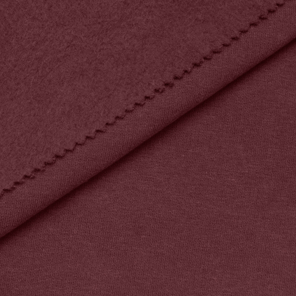 DRESÓWKA PĘTELKOWA BAWEŁNIANO-POLIESTROWA - BORDOWY - 320 G/M2