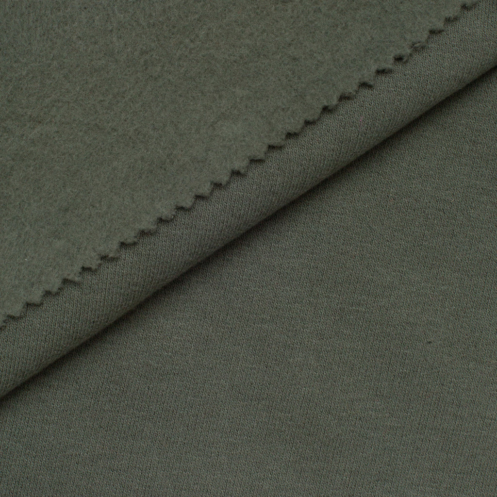 DRESÓWKA PĘTELKOWA BAWEŁNIANO-POLIESTROWA - KHAKI - 320 G/M2