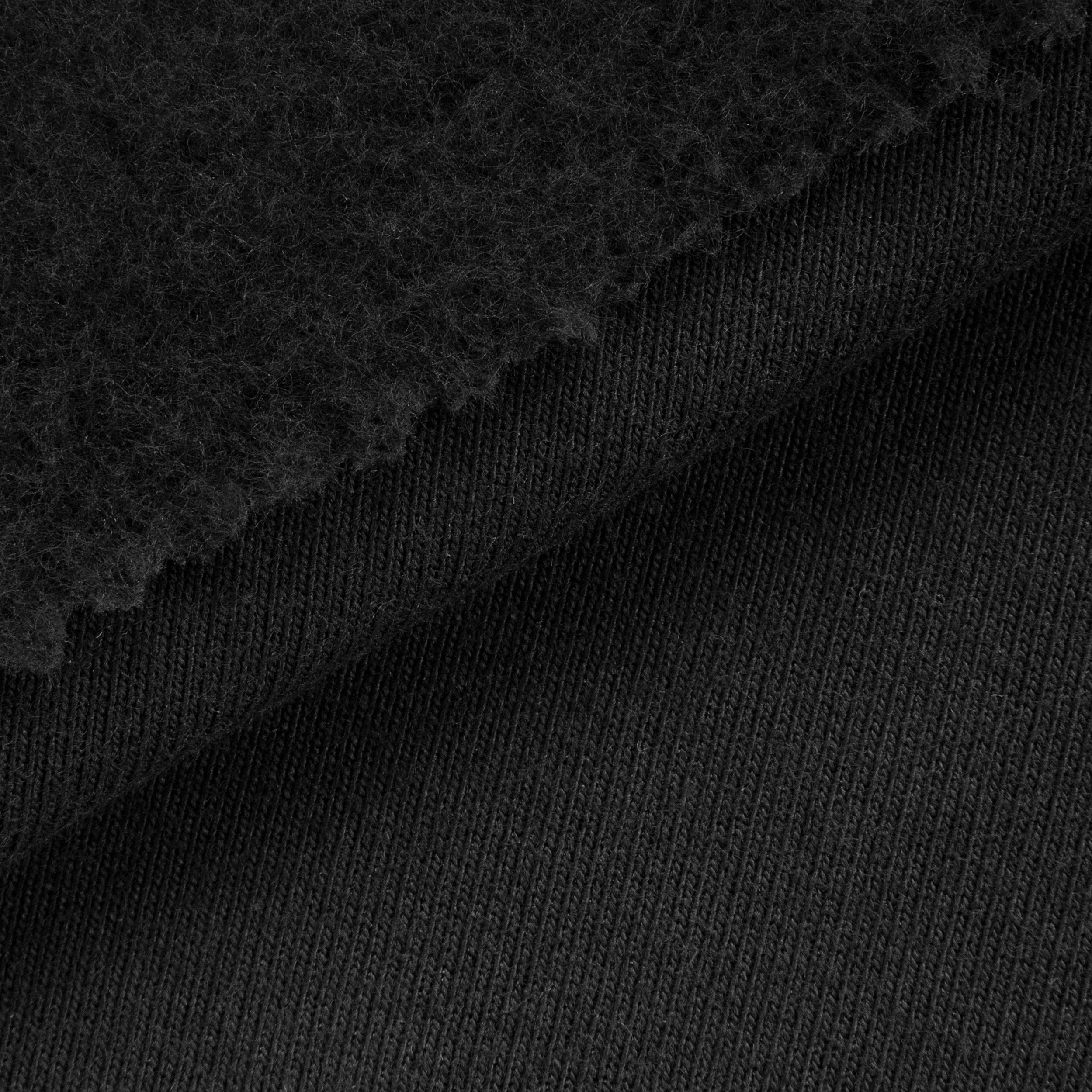 Dresówka pętelkowa 350 g/m² - czarny