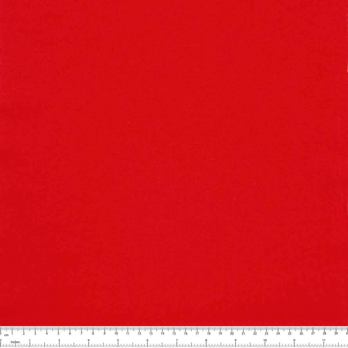 DRESÓWKA PĘTELKOWA BAWEŁNIANA - INTENSYWNA CZERWIEŃ - 340 G/M2