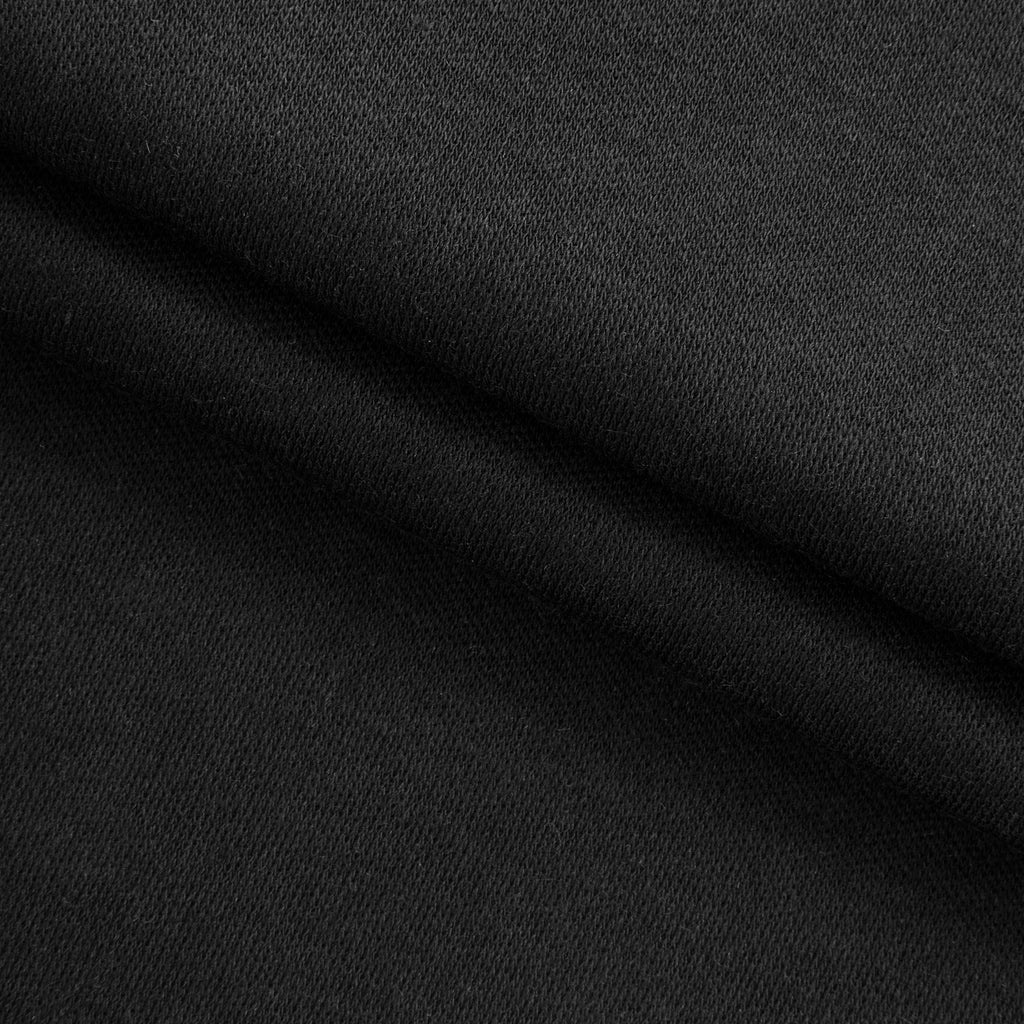 Dzianina interlock 145 g/m² - głęboka czerń