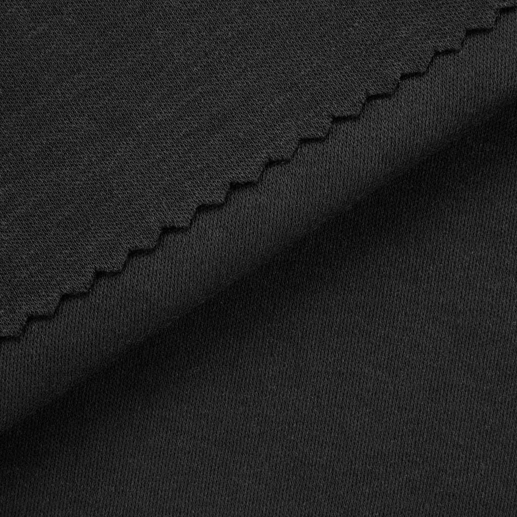 Dzianina interlock 145 g/m² - głęboka czerń