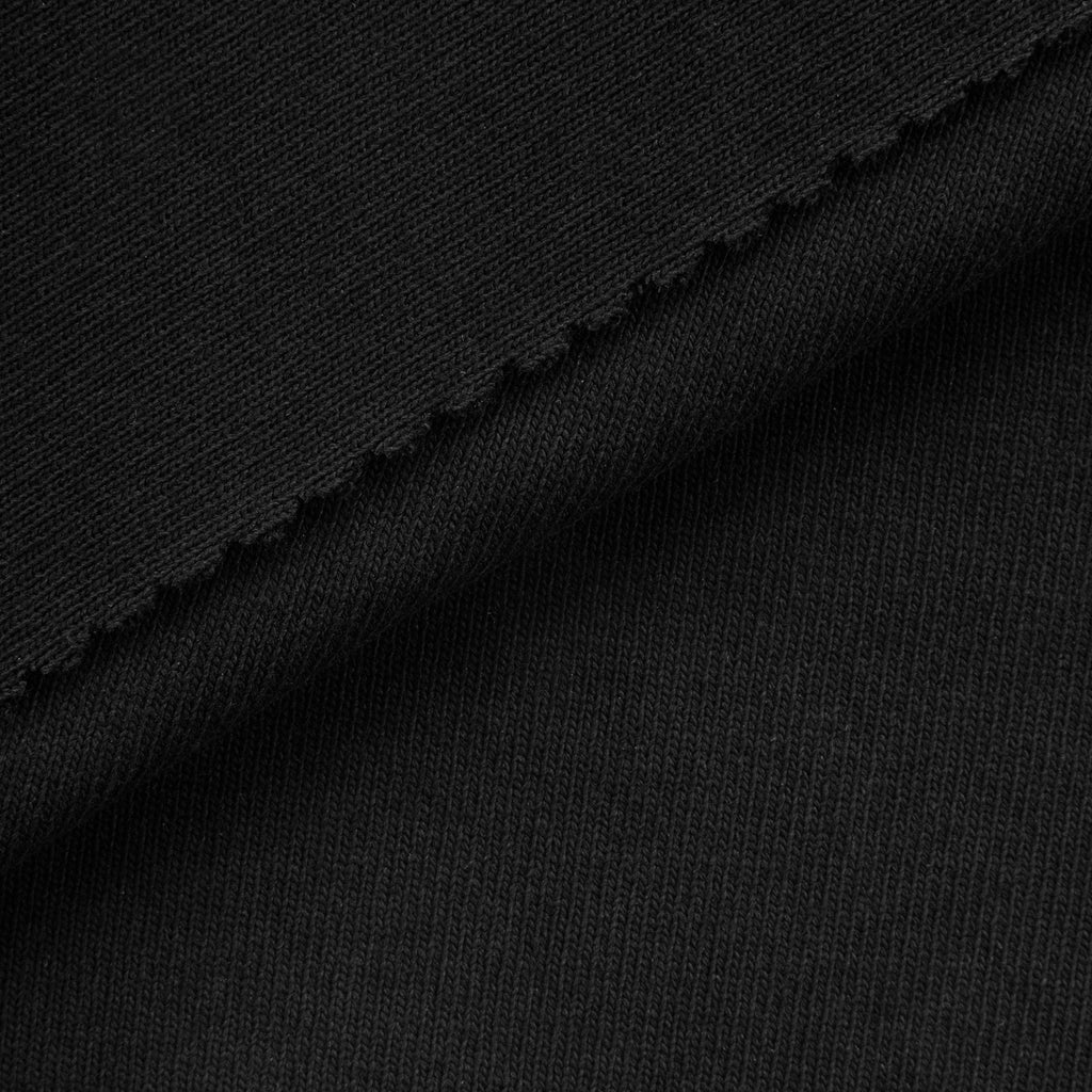 Dzianina ściągaczowa 400 g/m² - czarny