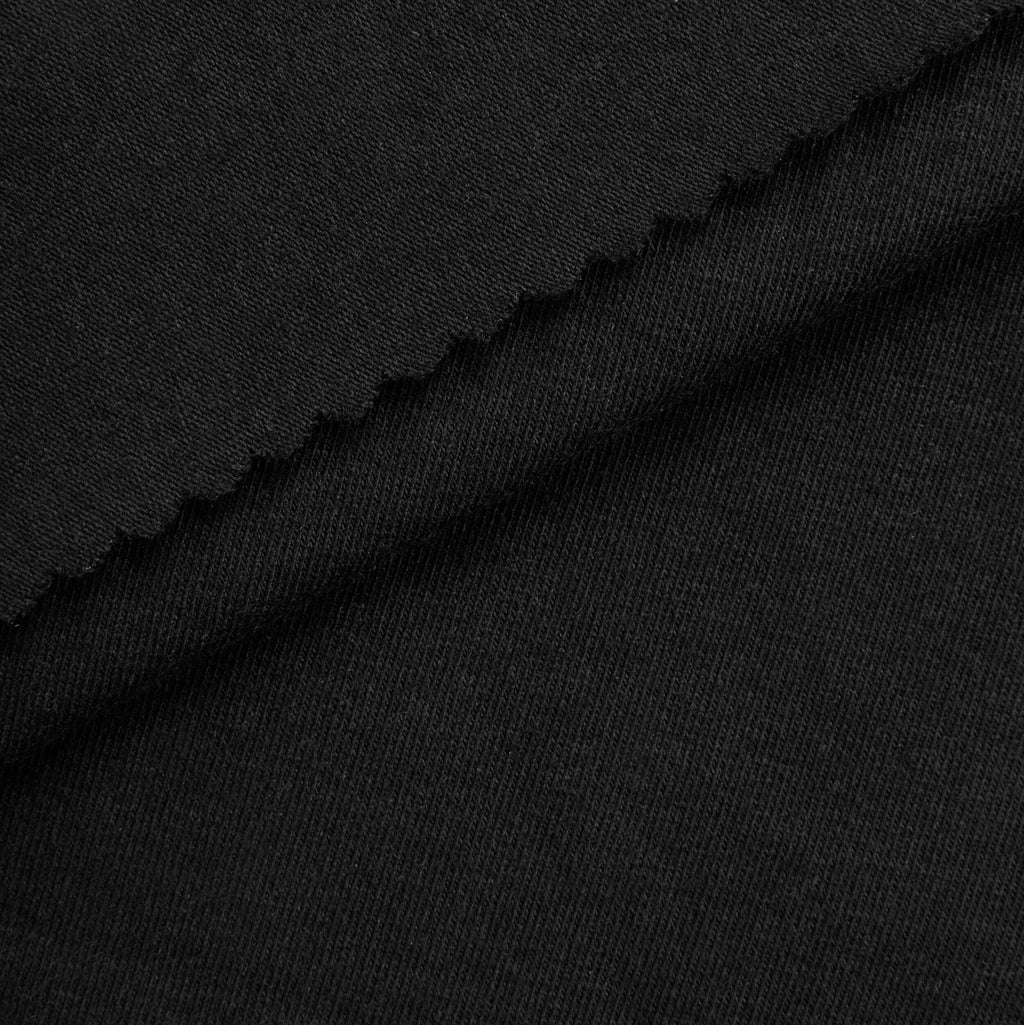 Dzianina single jersey 160 g/m² - czarny - szer. 170 cm