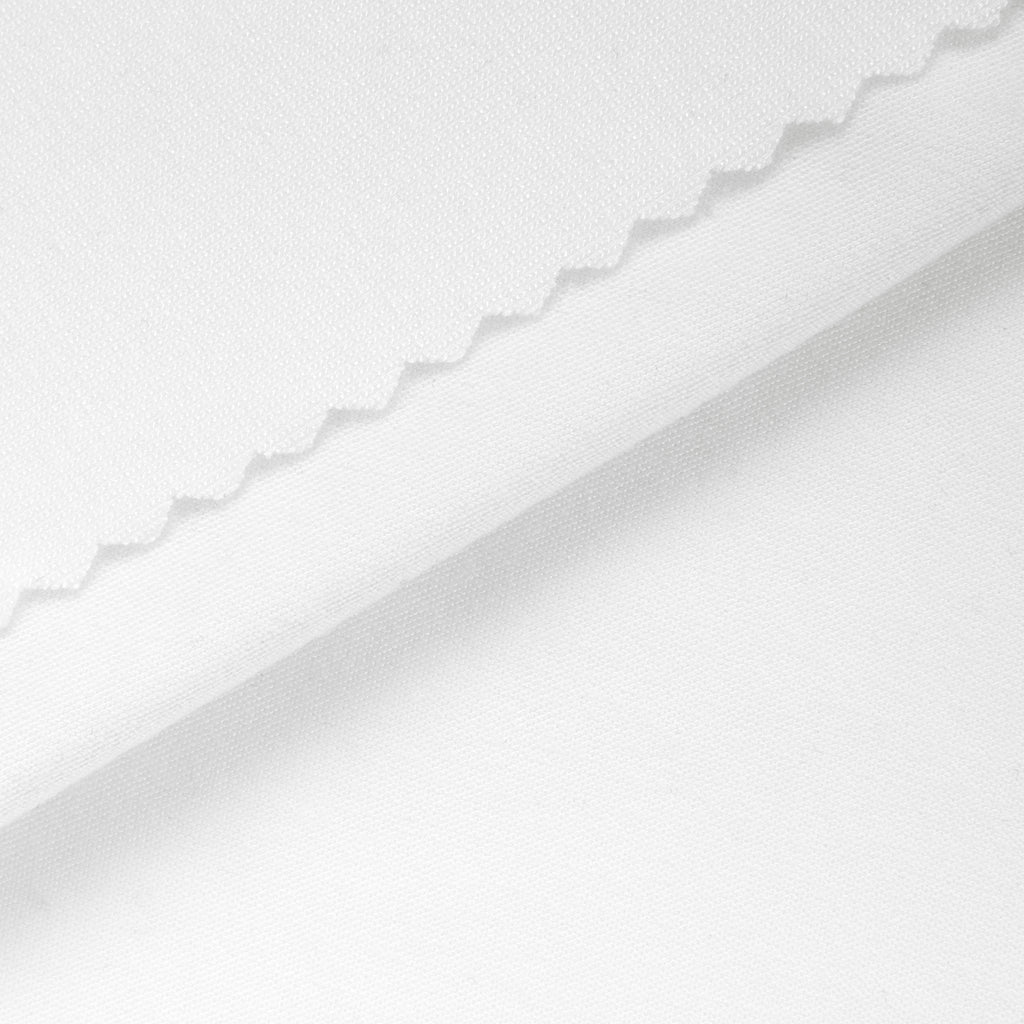 Dzianina single jersey 160 g/m² - śnieżna biel - szer. 180 cm - SINGLE JERSEY 160 PERFECT