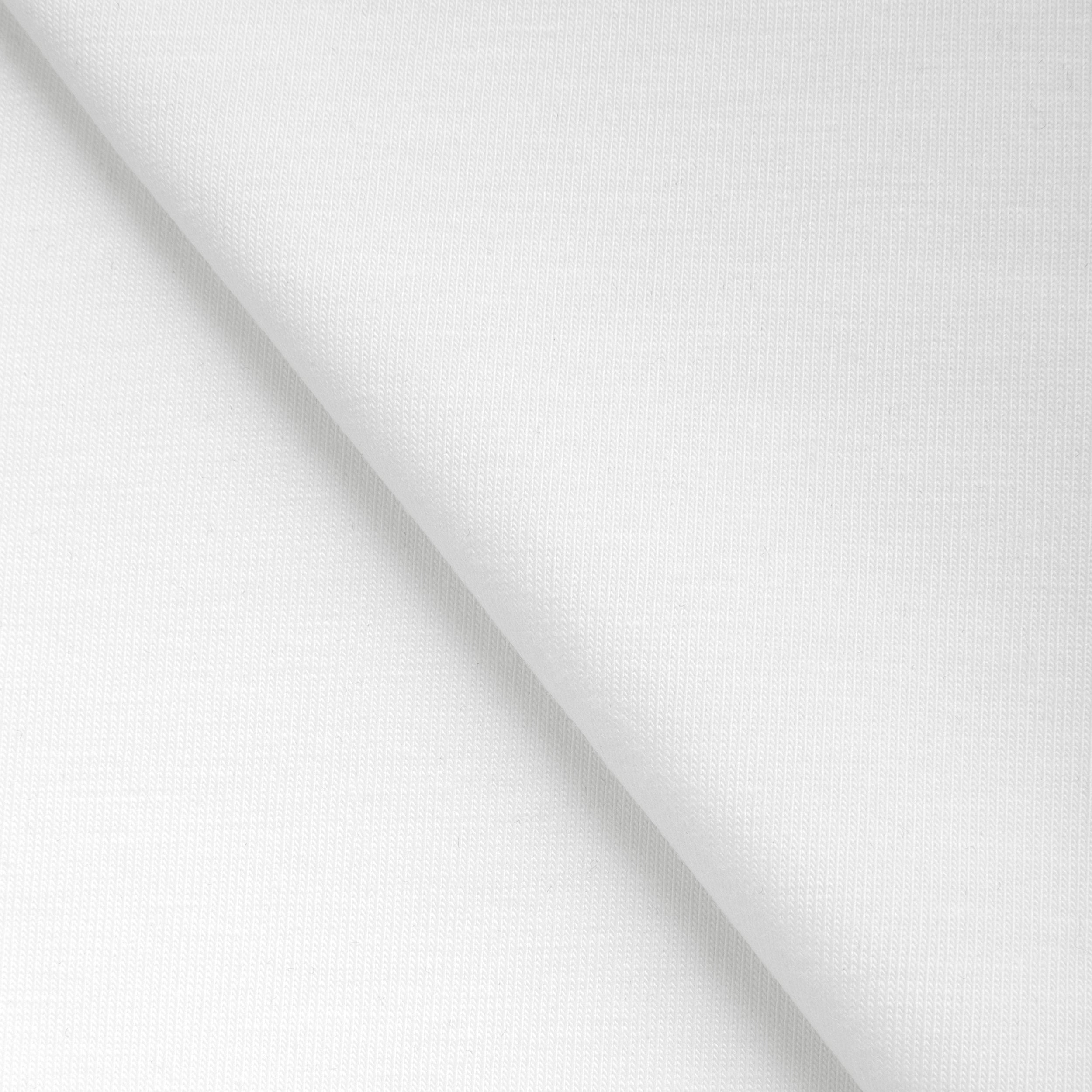 Dzianina single jersey 160 g/m2 - śnieżna biel - szer. 180 cm - SINGLE JERSEY 160 PERFECT