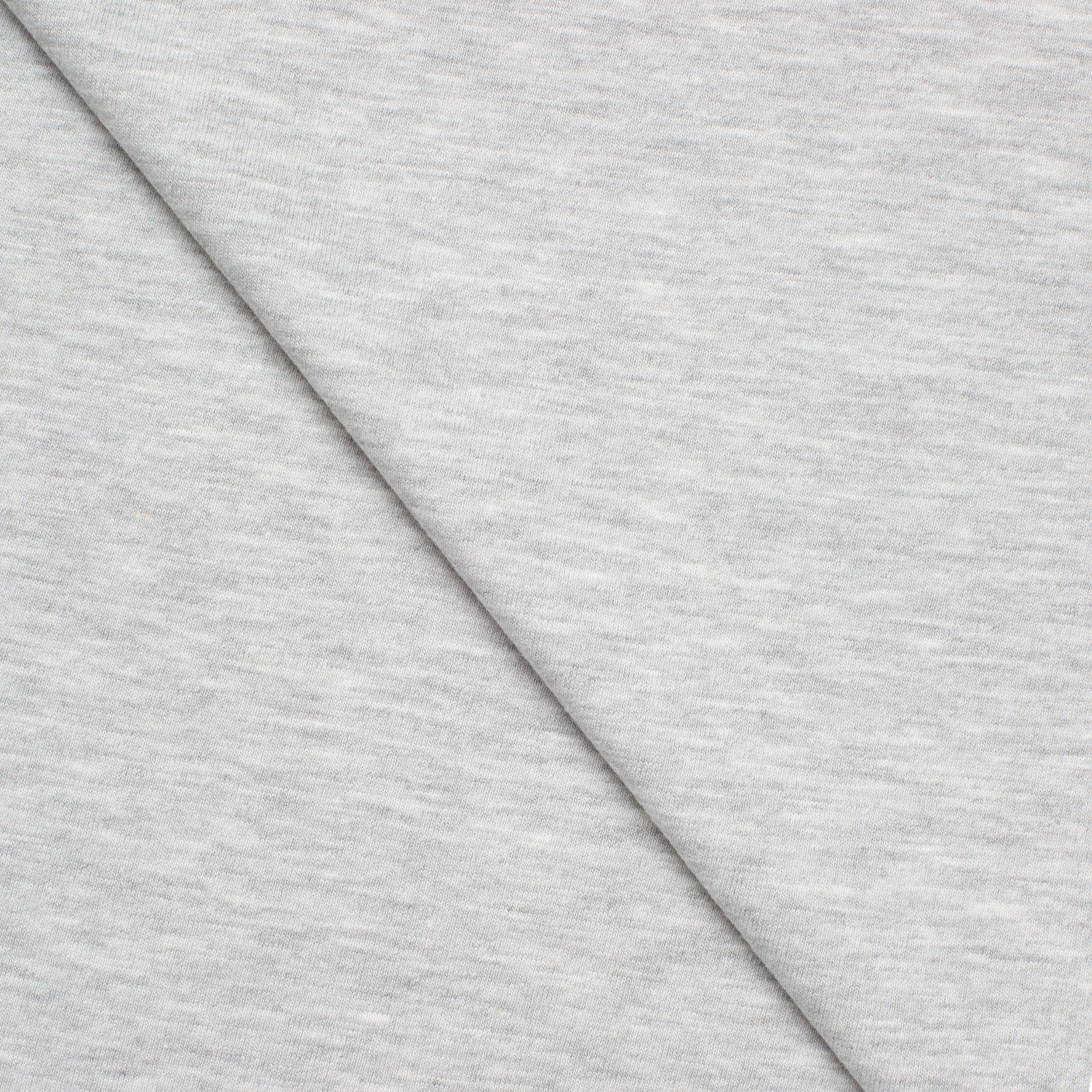 SINGLE JERSEY BAWEŁNIANO-POLIESTROWY - SZARY MELANŻ - 180 G/M2 Drugie zdjęcie produktu