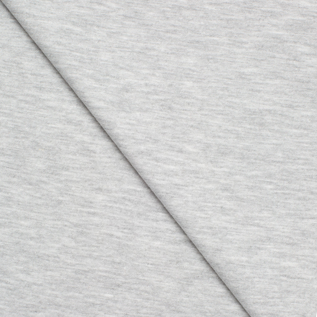 SINGLE JERSEY BAWEŁNIANO-POLIESTROWY - SZARY MELANŻ - 180 G/M2