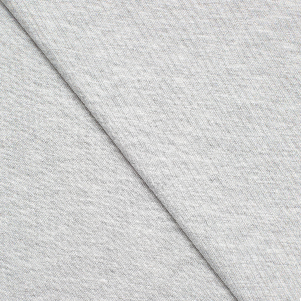 SINGLE JERSEY BAWEŁNIANO-POLIESTROWY - SZARY MELANŻ - 180 G/M2