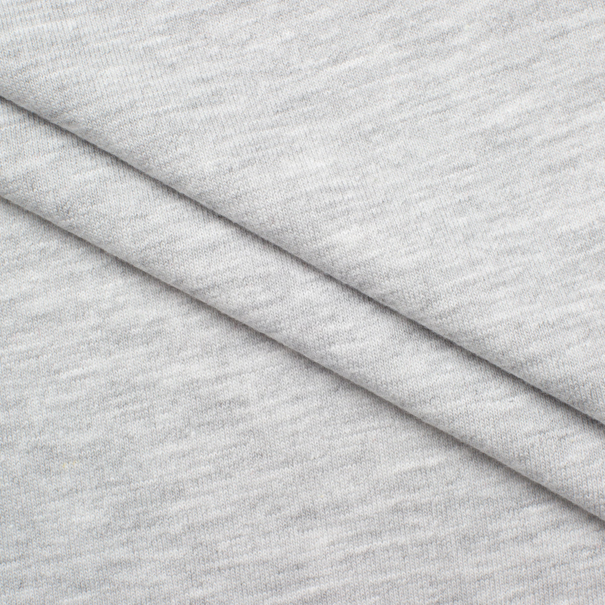 SINGLE JERSEY BAWEŁNIANO-POLIESTROWY - SZARY MELANŻ - 180 G/M2