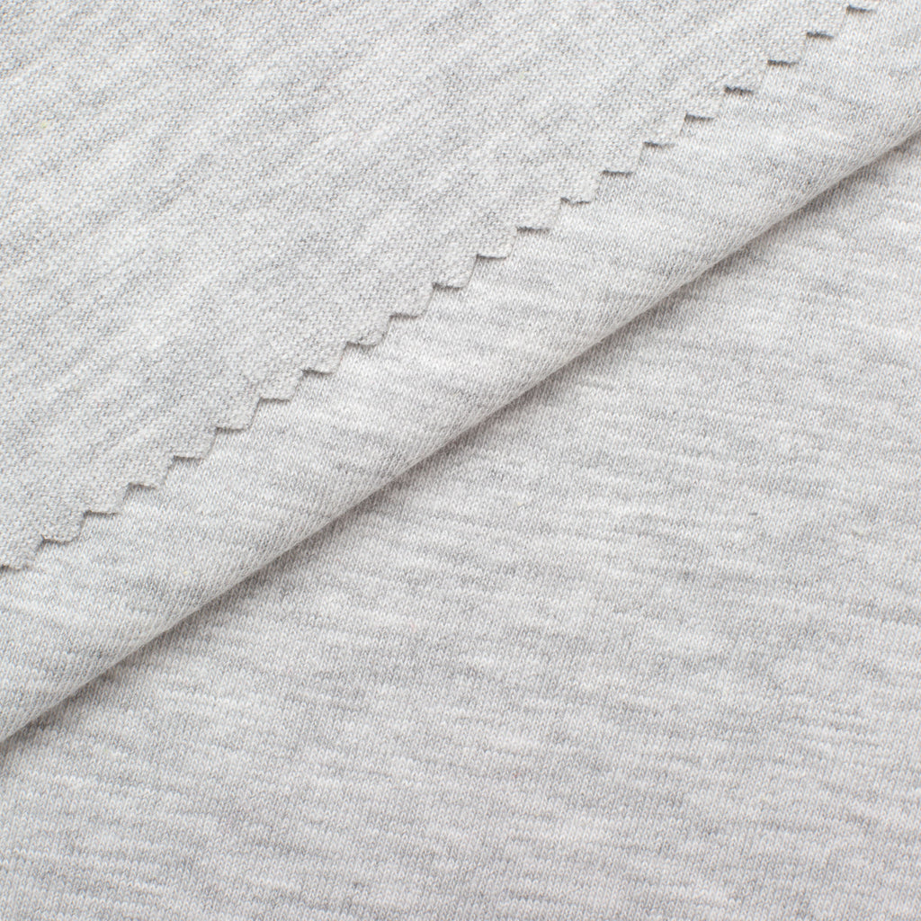 SINGLE JERSEY BAWEŁNIANO-POLIESTROWY - SZARY MELANŻ - 180 G/M2