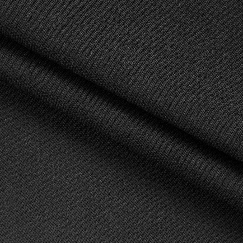 Dzianina single jersey 160 g/m² - czarny - szer. 170 cm