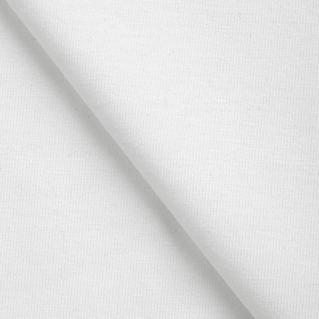 Dzianina single jersey 160 g/m2 - śnieżna biel - szer. 180 cm - SINGLE JERSEY 160 PERFECT