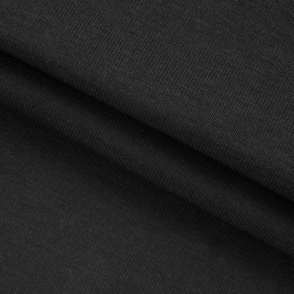 Dzianina single jersey 160 g/m² - czarny - szer. 170 cm