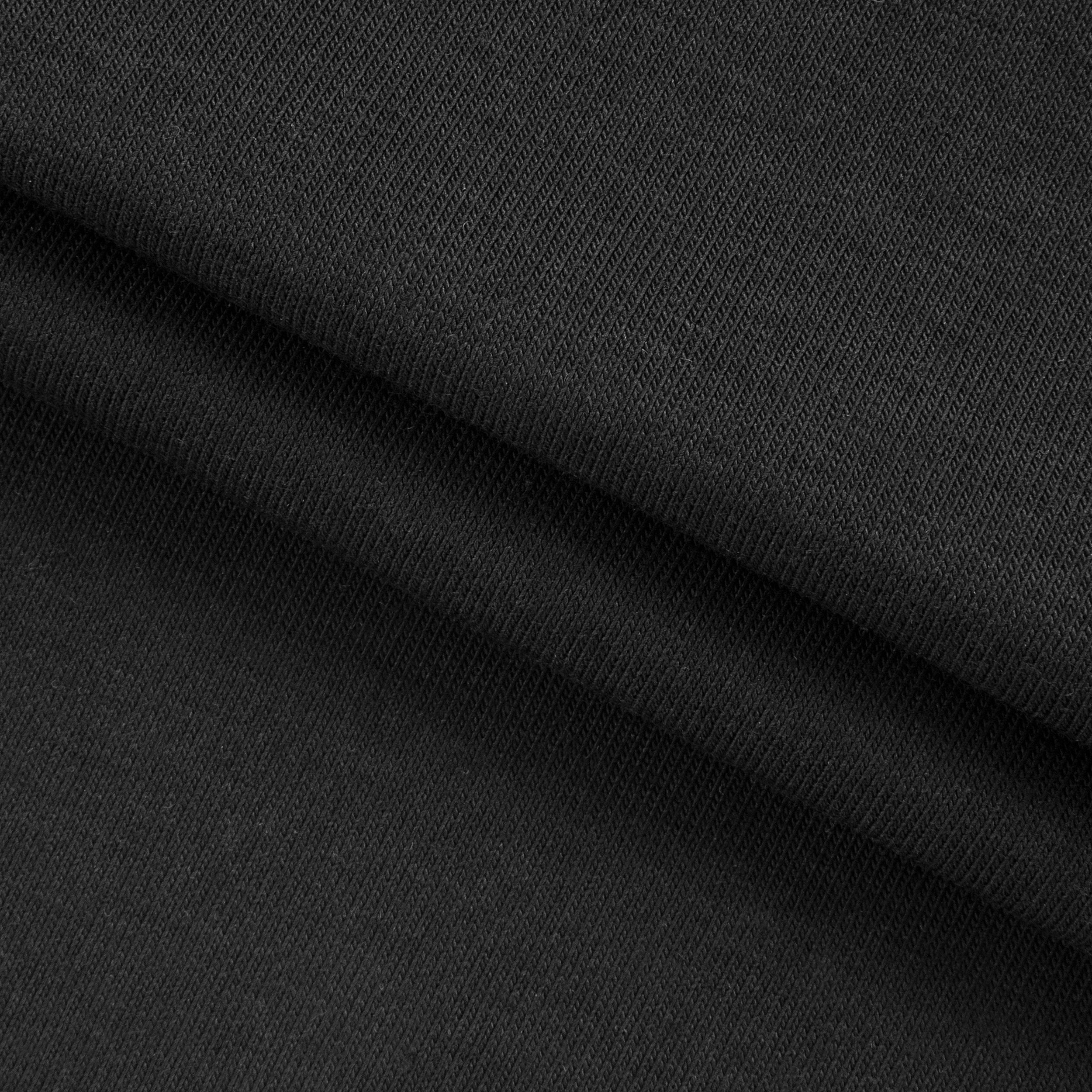 Dzianina single jersey 160 g/m² - czarny - szer. 170 cm