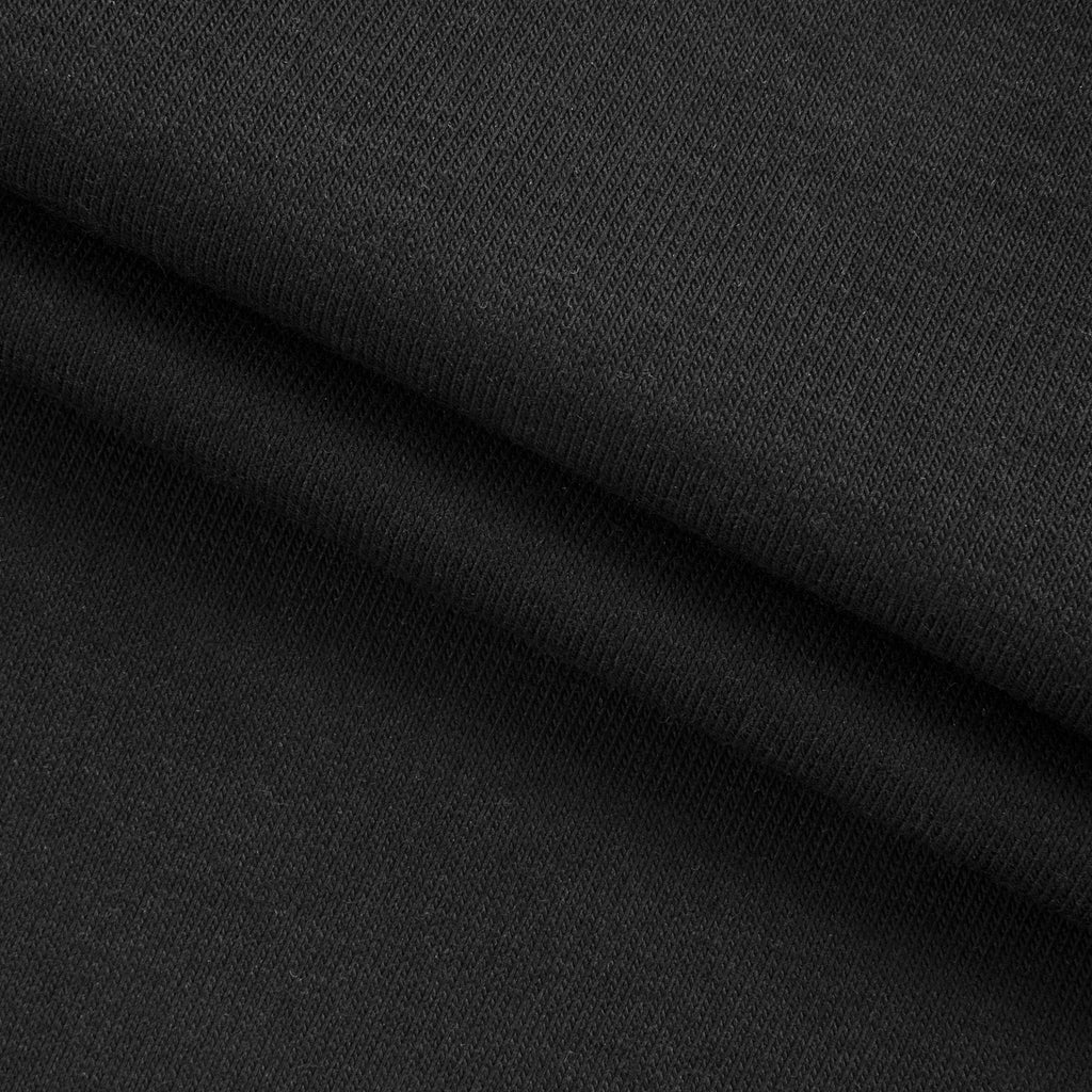 Dzianina single jersey 170 g/m² - czarny - szer. 180 cm