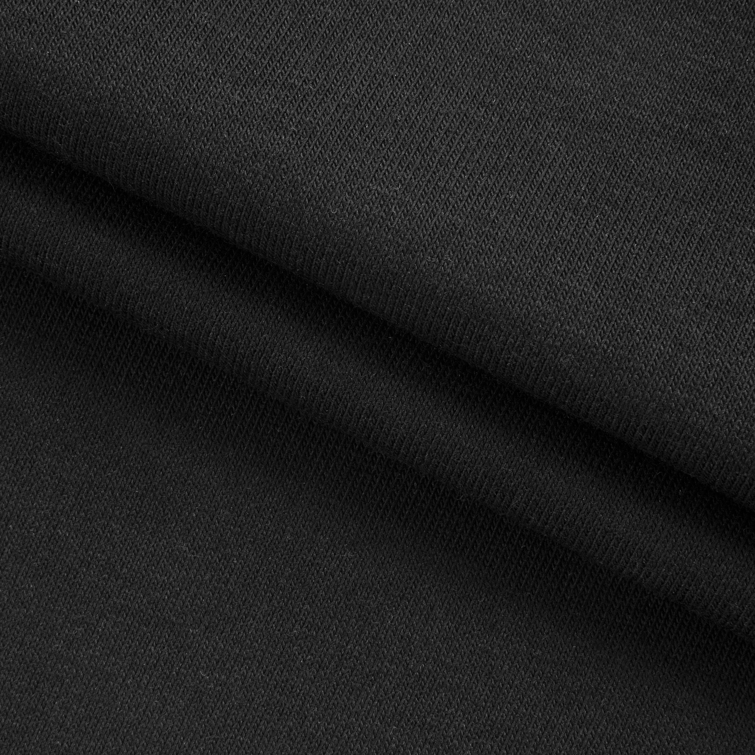 Dzianina single jersey 170 g/m² - czarny - szer. 180 cm