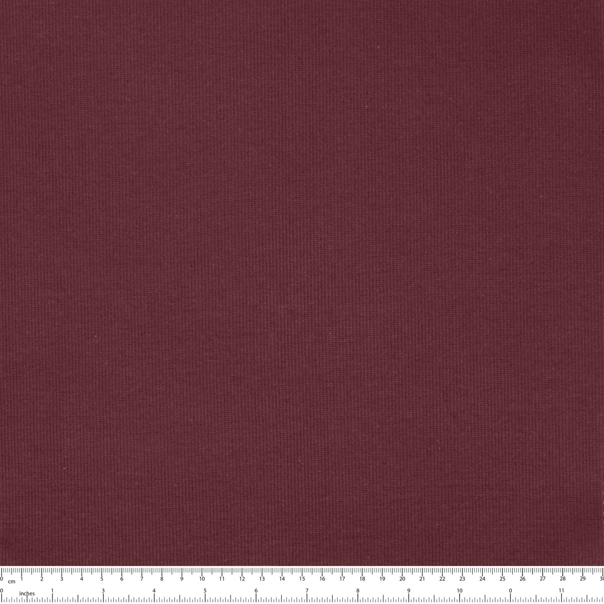ŚCIĄGACZ BAWEŁNIANY 2X1 Z ELASTANEM - BORDOWY - 350 G/M2