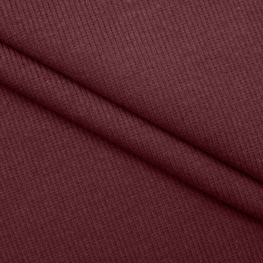 ŚCIĄGACZ BAWEŁNIANY 2X1 Z ELASTANEM - BORDOWY - 350 G/M2