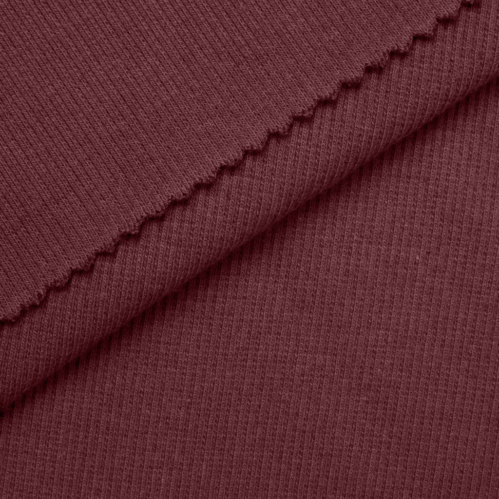 ŚCIĄGACZ BAWEŁNIANY 2X1 Z ELASTANEM - BORDOWY - 350 G/M2