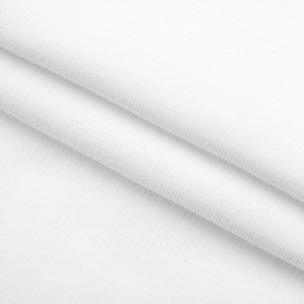 Dresówka pętelkowa drapana 280 g/m² - ciepła biel