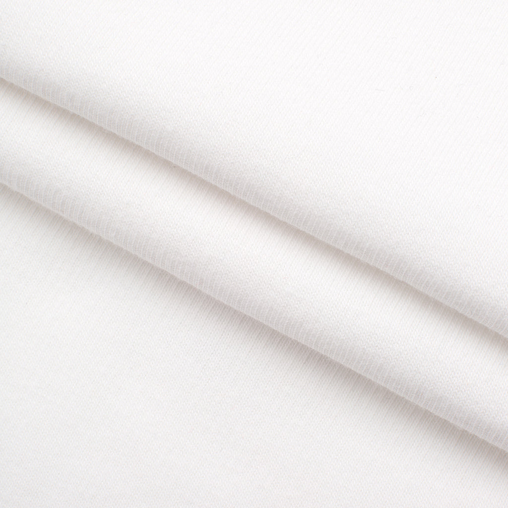Dresówka pętelkowa drapana 280 g/m² - śnieżna biel