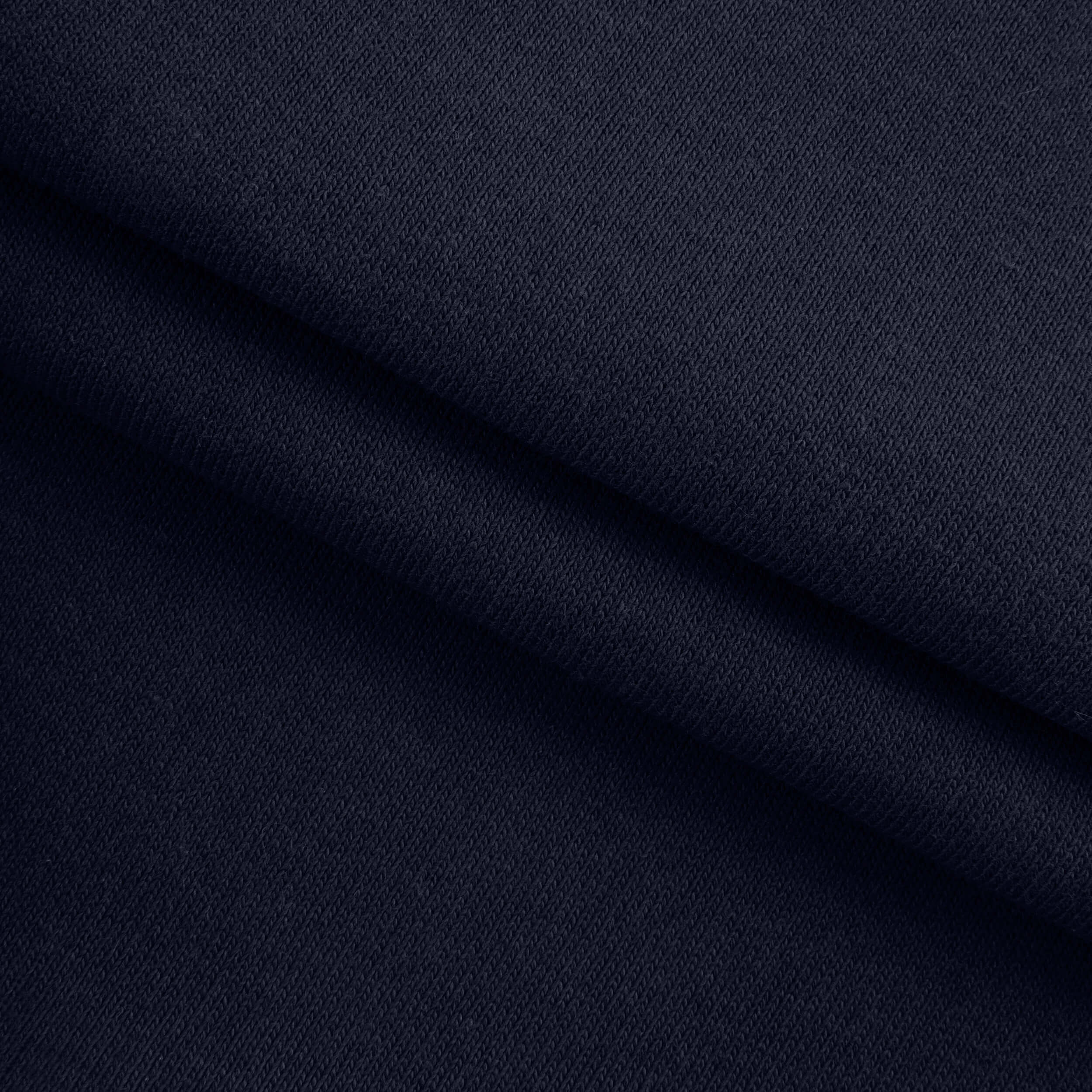 Dresówka pętelkowa drapana 280 g/m² - granatowy