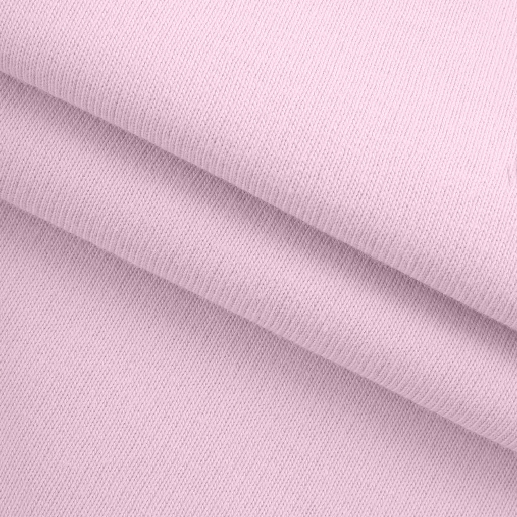 Dresówka pętelkowa drapana 280 g/m² - pudrowy róż