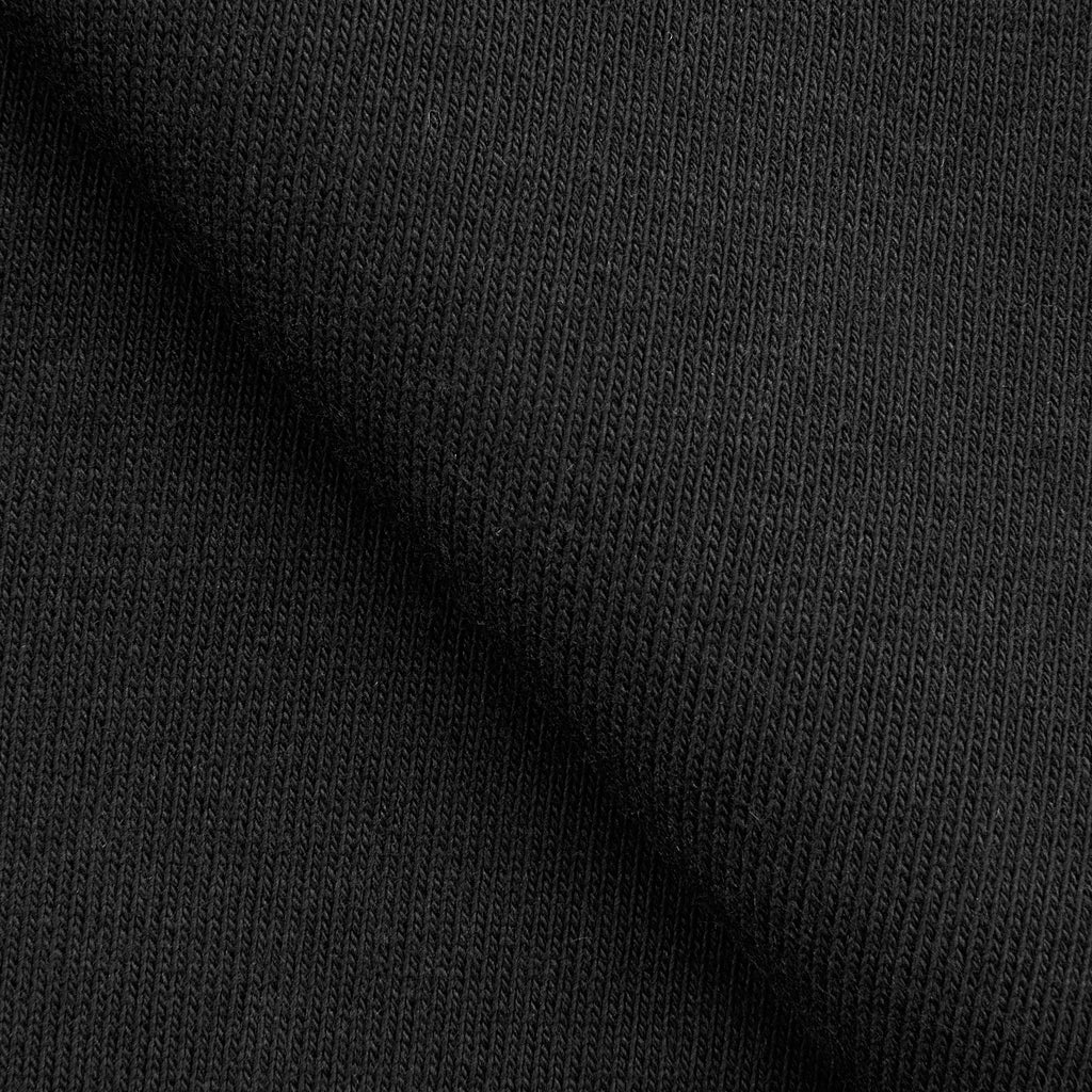 Dresówka pętelkowa drapana 330 g/m2 - czarny
