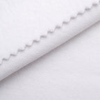 Dresówka pętelkowa drapana 330 g/m² - ciepła biel