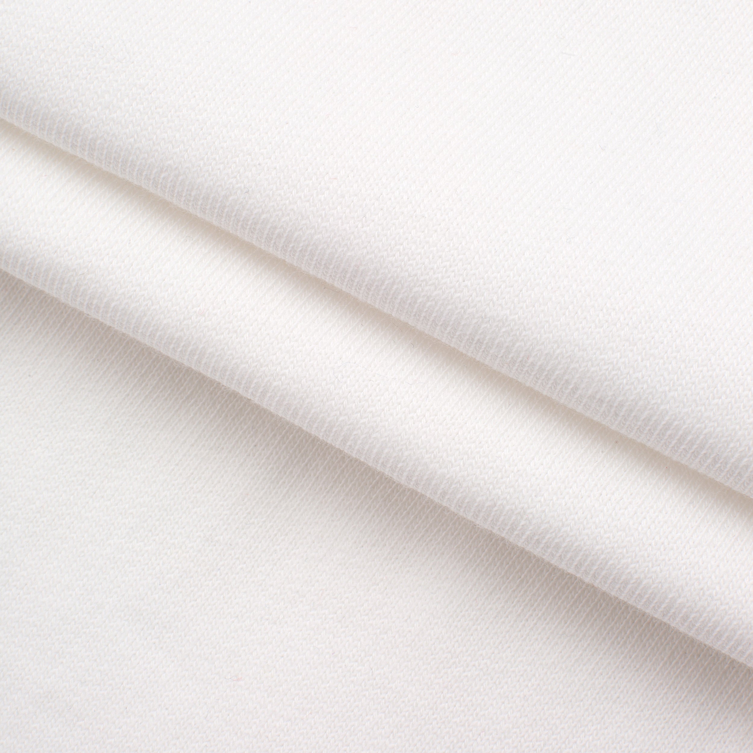 Dresówka pętelkowa drapana 330 g/m² - śnieżna biel