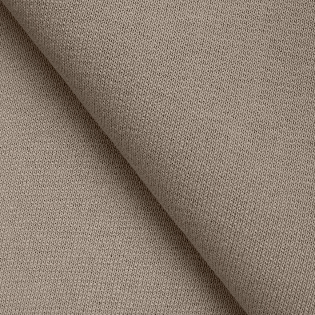 Dresówka pętelkowa drapana 330 g/m2 - szarobeżowy taupe