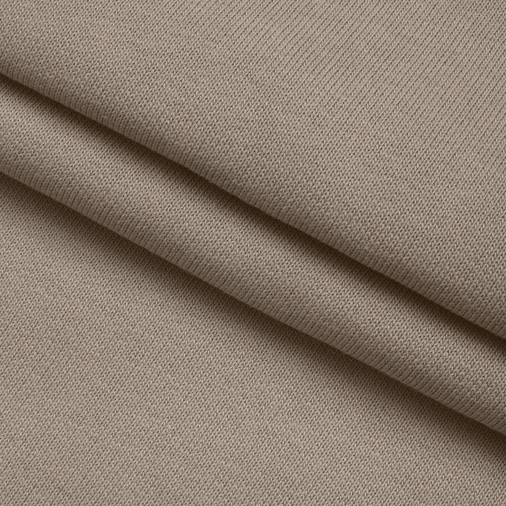 Dresówka pętelkowa drapana 330 g/m² - szarobeżowy taupe