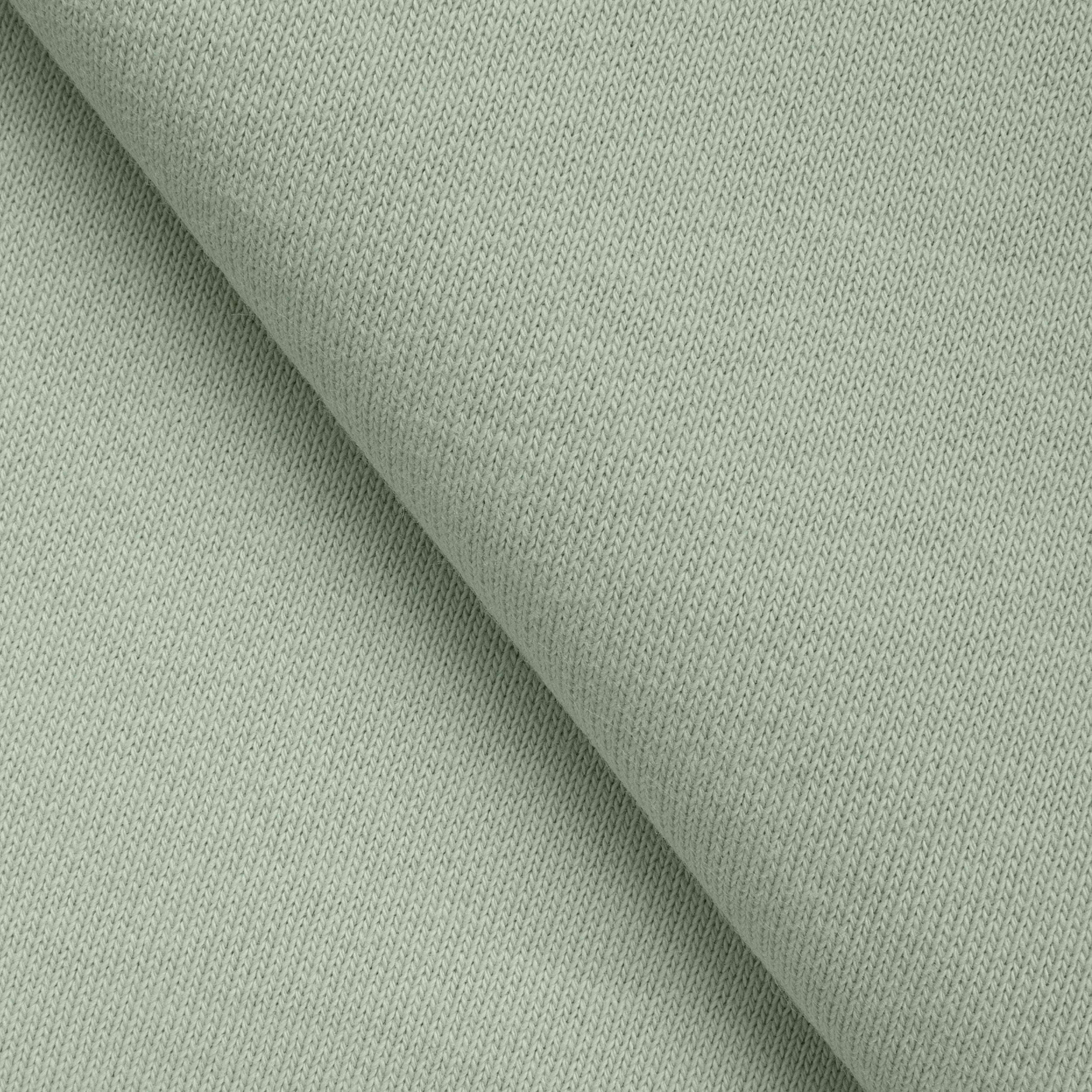 Dresówka pętelkowa drapana 330 g/m2 - szarozielony Główne zdjęcie produktu