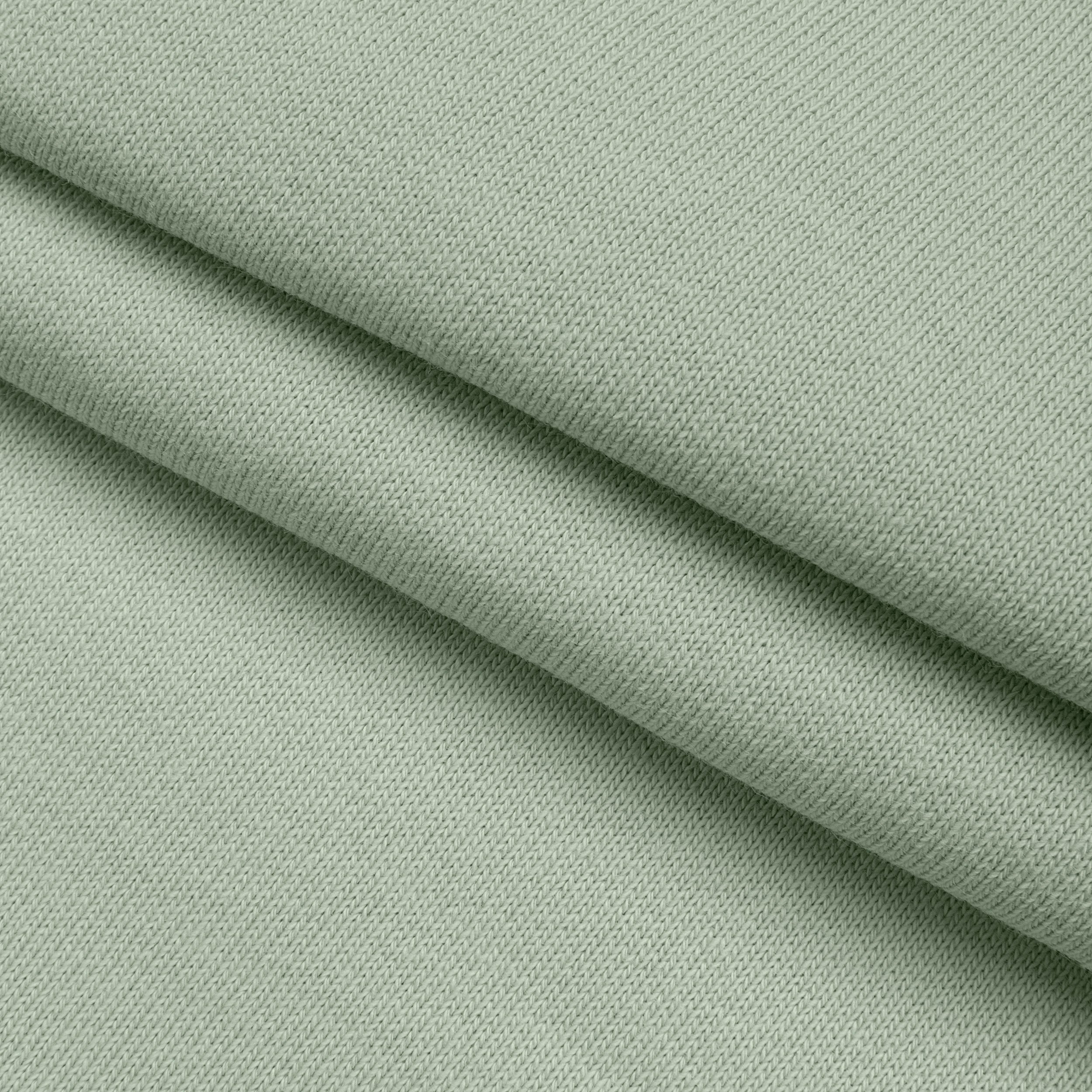 Dresówka pętelkowa drapana 330 g/m² - szarozielony