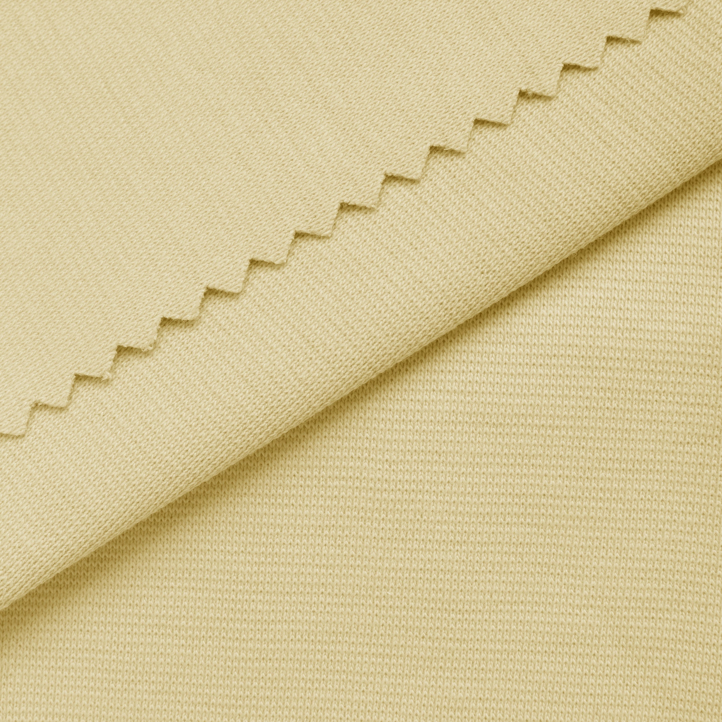Ściągacz prążkowany 1x1 220 g/m² - kremowy - szer. 160 cm