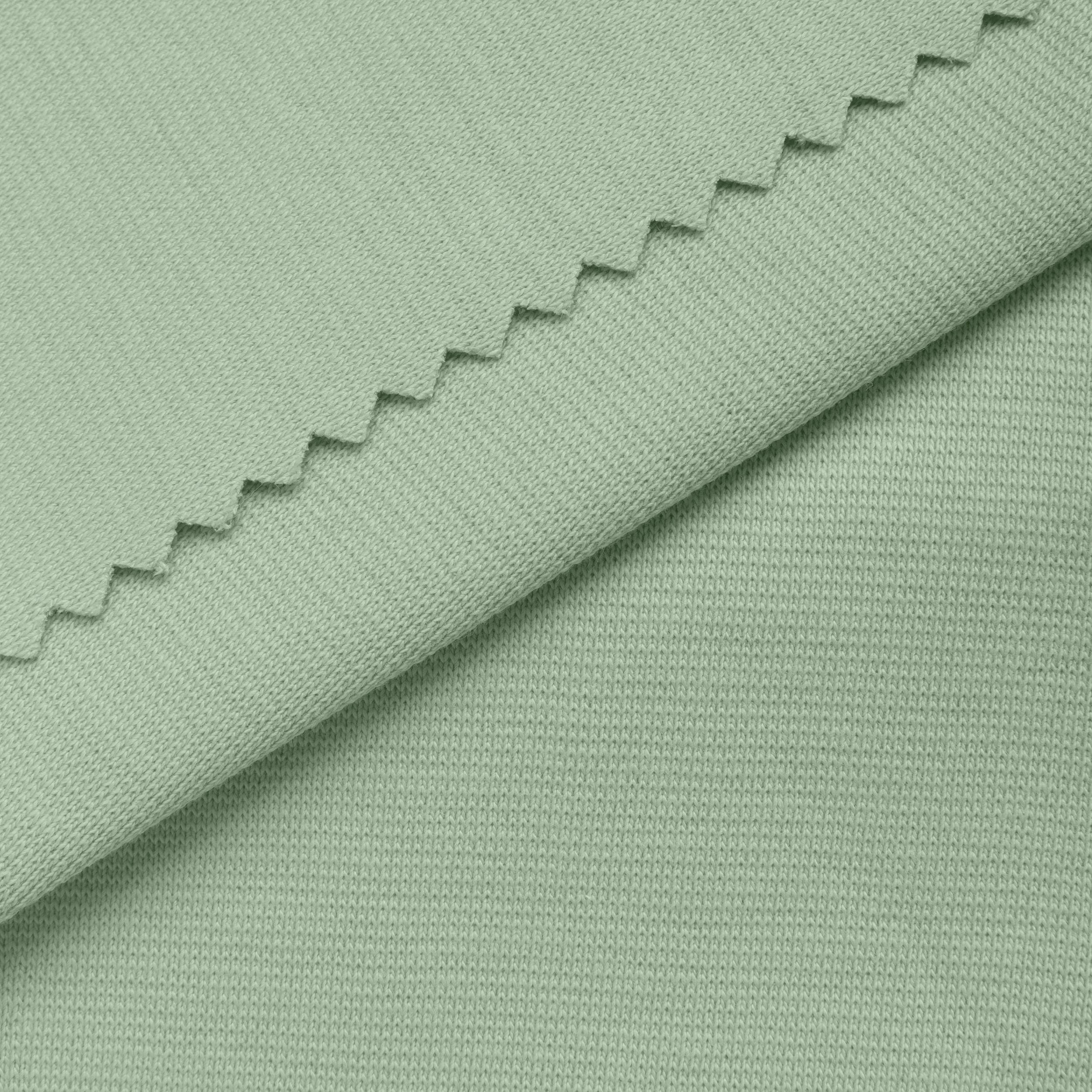 Ściągacz prążkowany 1x1 220 g/m² - szarozielony