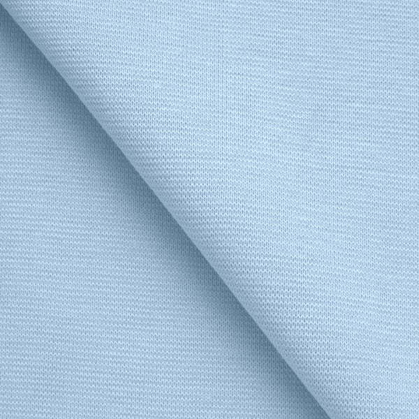ŚCIĄGACZ BAWEŁNIANY 1X1 Z ELASTANEM - LAZUROWY BŁĘKIT - 220 G/M2