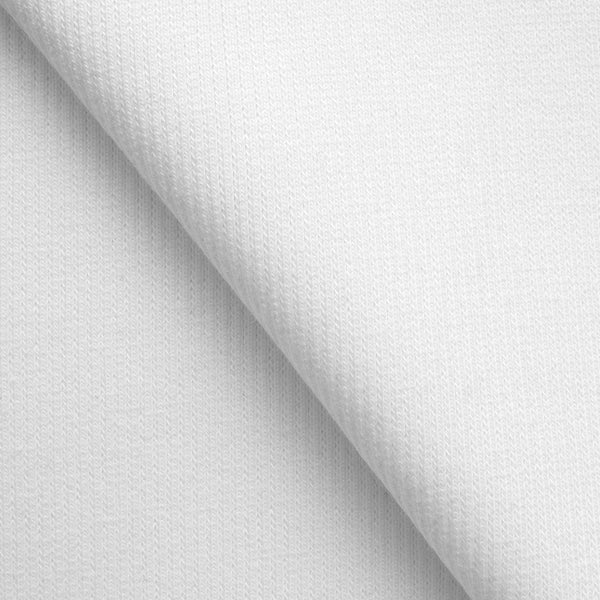 ŚCIĄGACZ BAWEŁNIANY 2X1 Z ELASTANEM - CIEPŁA BIEL - 350 G/M2